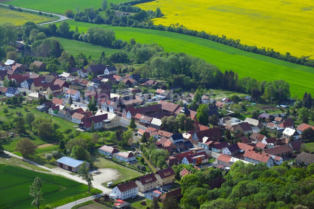 Luftbild Freienbessingen - Dorf - Ansicht in Freienbessingen im Bundesland Thüringen, Deutschland