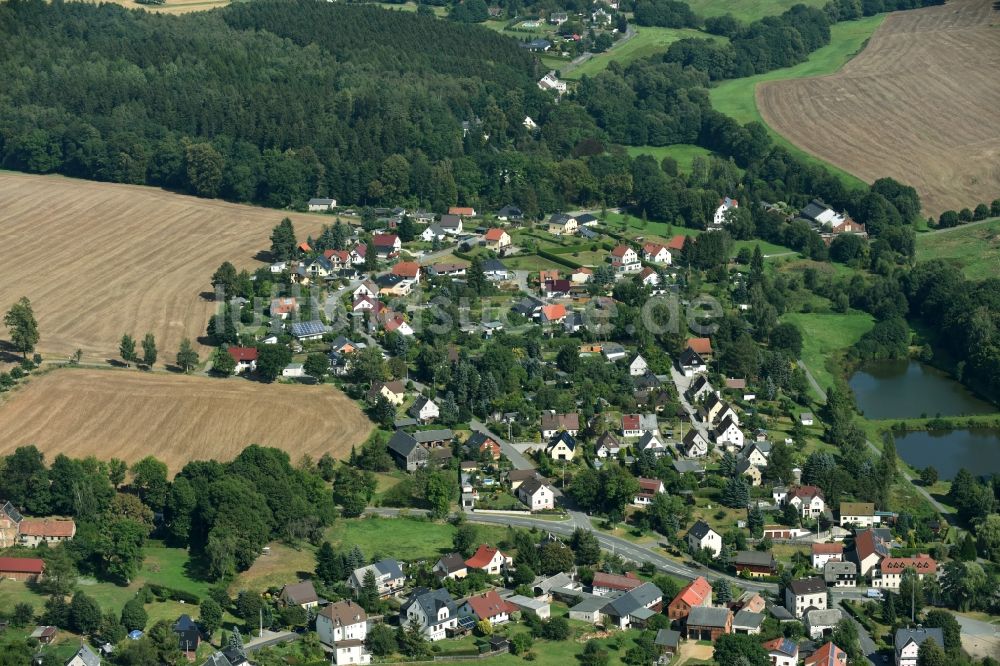 Luftaufnahme Friesen - Dorf - Ansicht von Friesen im Bundesland Sachsen