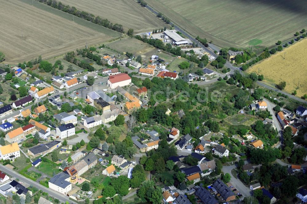 Luftbild Glebitzsch - Dorf - Ansicht in Glebitzsch im Bundesland Sachsen-Anhalt, Deutschland