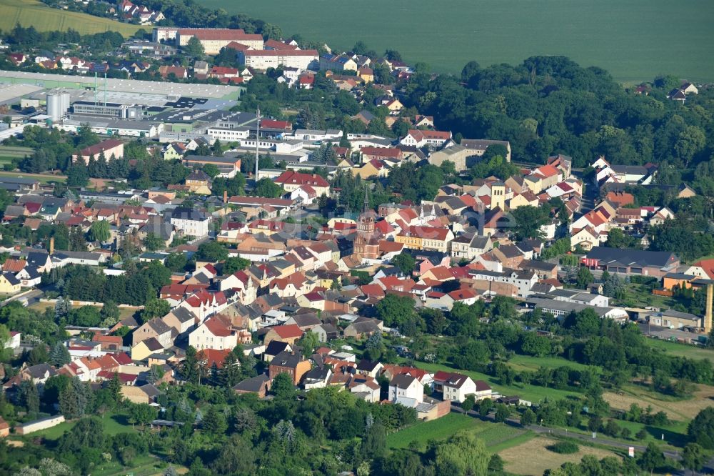Golßen aus der Vogelperspektive: Dorf - Ansicht in Golßen im Bundesland Brandenburg, Deutschland
