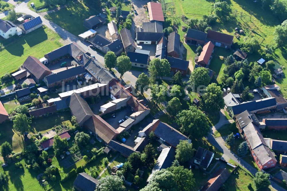 Luftbild Golßen - Dorf - Ansicht in Golßen im Bundesland Brandenburg, Deutschland