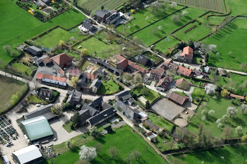 Groot Welsden von oben - Dorf - Ansicht von Groot Welsden in Limburg, Niederlande