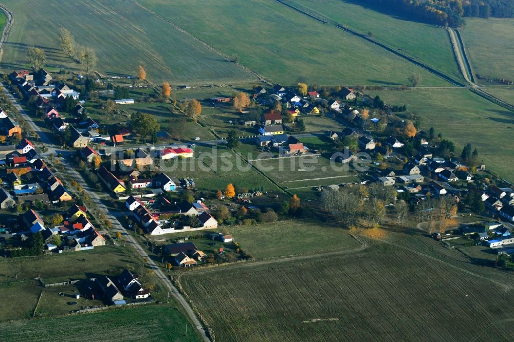 Luftbild Grunewald - Dorf - Ansicht in Grunewald im Bundesland Brandenburg, Deutschland