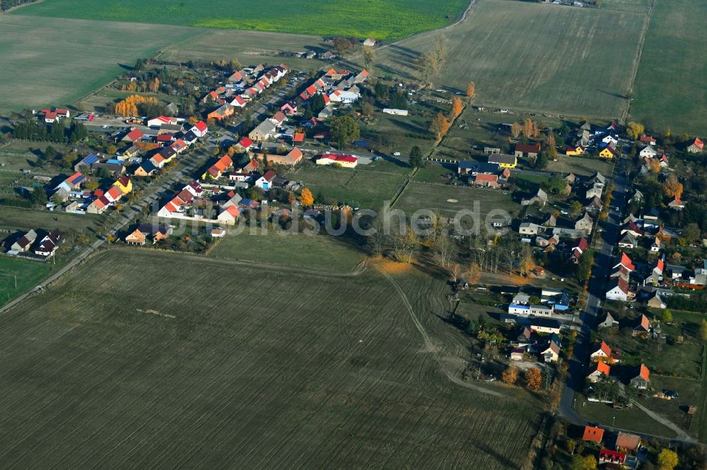 Grunewald aus der Vogelperspektive: Dorf - Ansicht in Grunewald im Bundesland Brandenburg, Deutschland
