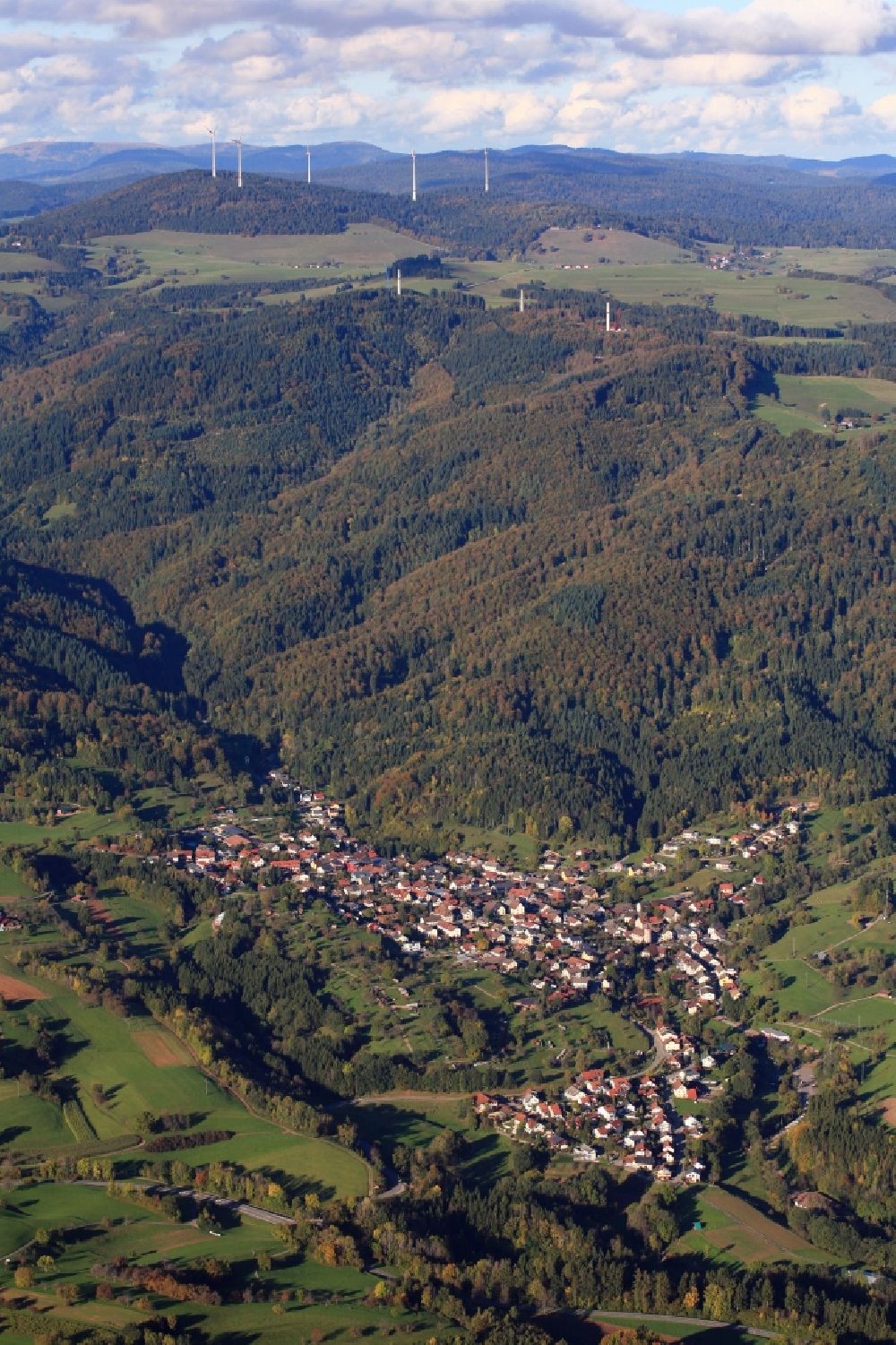 Luftbild Hasel - Dorf - Ansicht von Hasel im Bundesland Baden-Württemberg