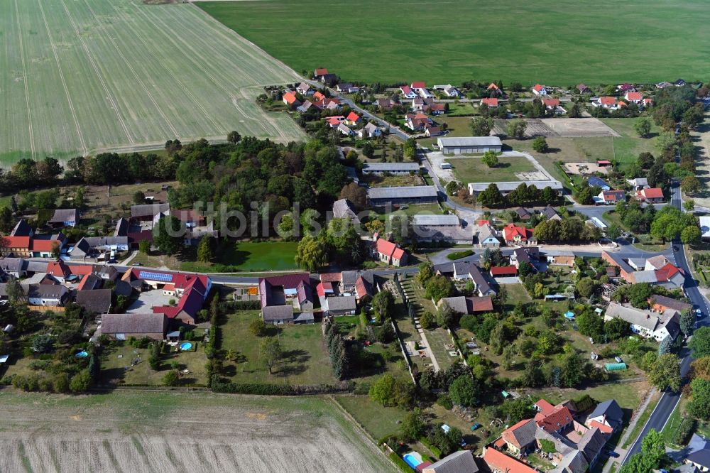 Luftbild Hohenalsdorf - Dorf - Ansicht in Hohenalsdorf im Bundesland Brandenburg, Deutschland