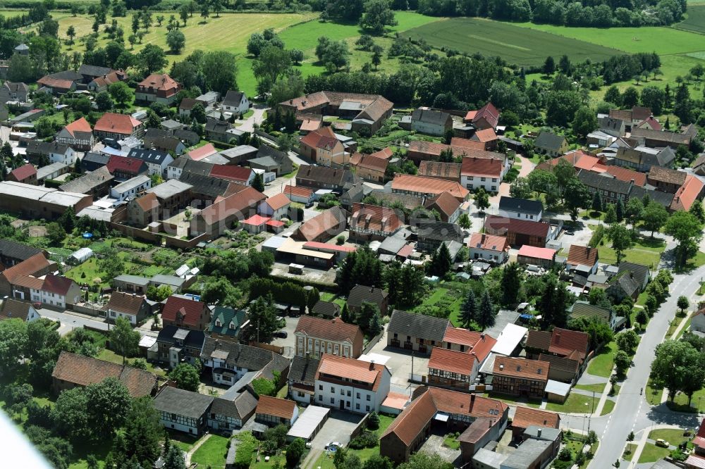 Hordorf von oben - Dorf - Ansicht von Hordorf im Bundesland Sachsen-Anhalt