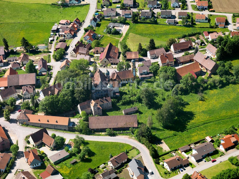 Hürbel aus der Vogelperspektive: Dorf - Ansicht in Hürbel im Bundesland Baden-Württemberg, Deutschland