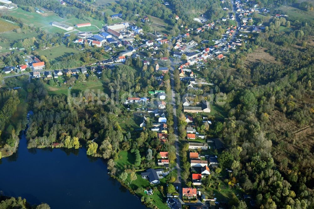 Luftaufnahme Klein Kreutz - Dorf - Ansicht in Klein Kreutz im Bundesland Brandenburg, Deutschland