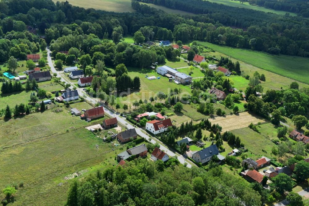 Luftbild Klein Leppin - Dorf - Ansicht in Klein Leppin im Bundesland Brandenburg, Deutschland