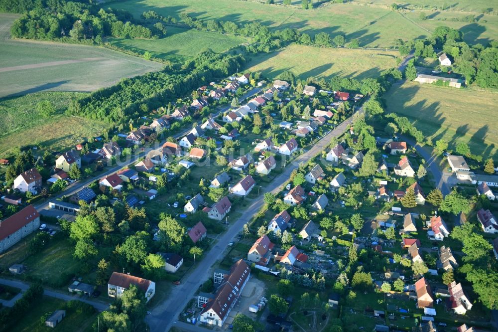 Luftaufnahme Klosterfelde - Dorf - Ansicht in Klosterfelde im Bundesland Brandenburg, Deutschland
