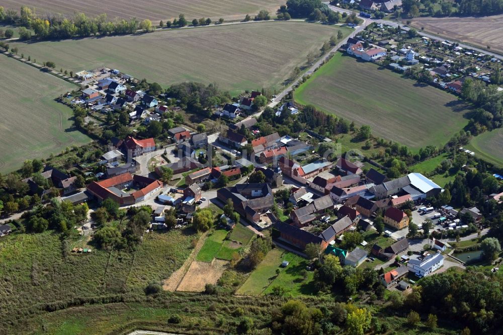 Luftbild Knapendorf - Dorf - Ansicht in Knapendorf im Bundesland Sachsen-Anhalt, Deutschland