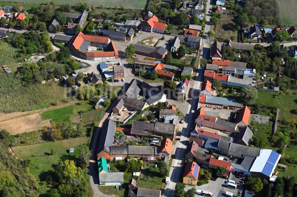 Knapendorf von oben - Dorf - Ansicht in Knapendorf im Bundesland Sachsen-Anhalt, Deutschland