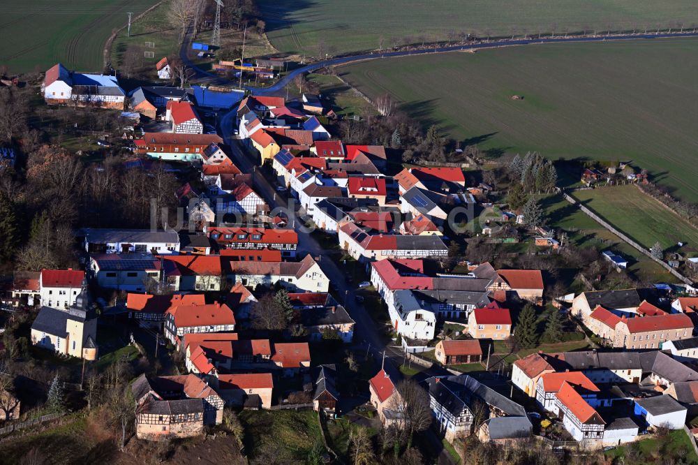 Luftbild Kolba - Dorf - Ansicht in Kolba im Bundesland Thüringen, Deutschland