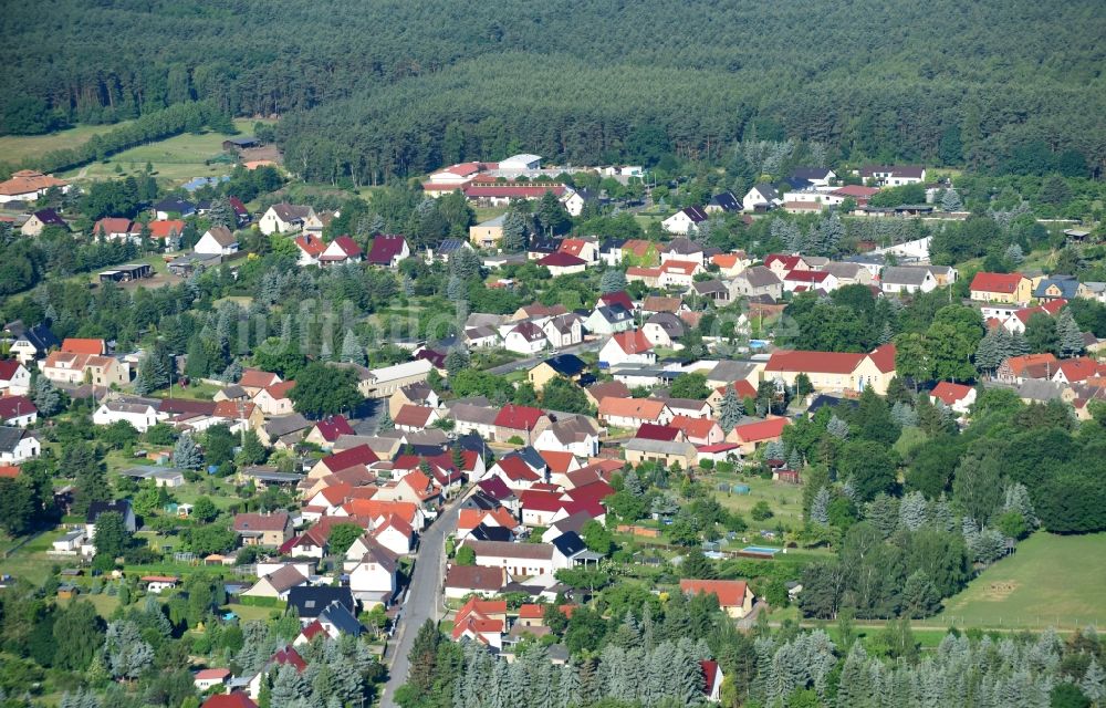 Luftbild Kraupa - Dorf - Ansicht in Kraupa im Bundesland Brandenburg, Deutschland