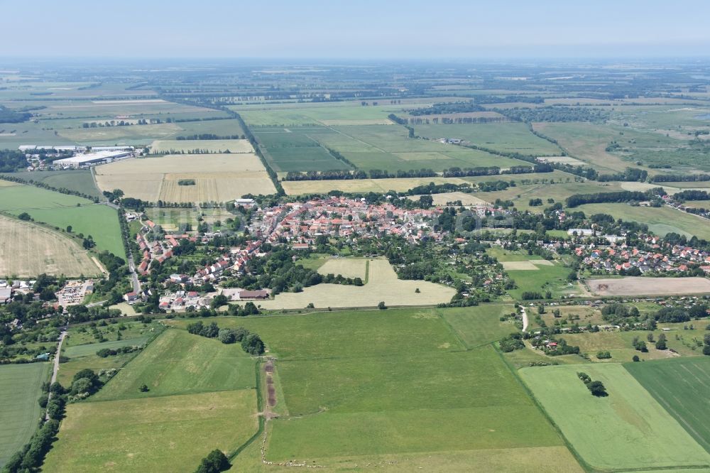 Kremmen von oben - Dorf - Ansicht von Kremmen im Bundesland Brandenburg