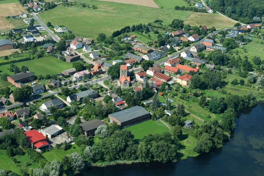 Luftbild Krummensee - Dorf - Ansicht in Krummensee im Bundesland Brandenburg, Deutschland