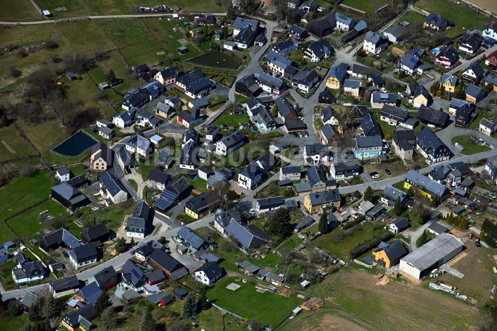 Luftbild Lichtenbrunn - Dorf - Ansicht Lichtenbrunn im Bundesland Thüringen, Deutschland