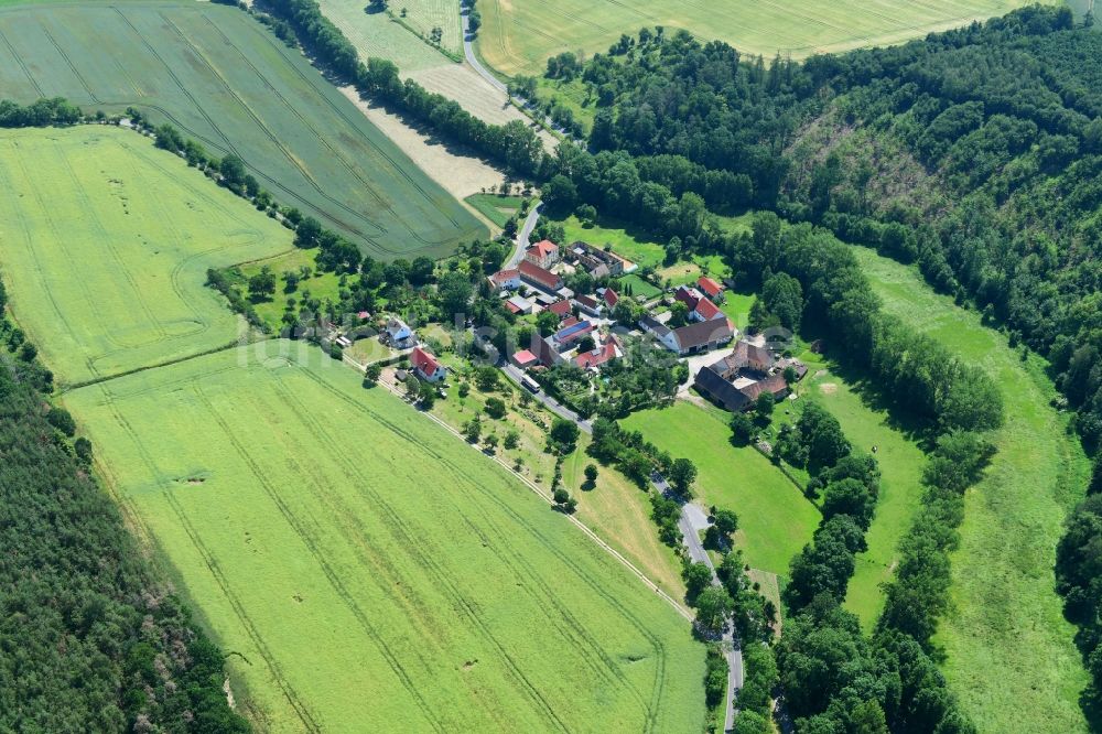 Luftaufnahme Lindenberg - Dorf - Ansicht in Lindenberg im Bundesland Sachsen-Anhalt, Deutschland