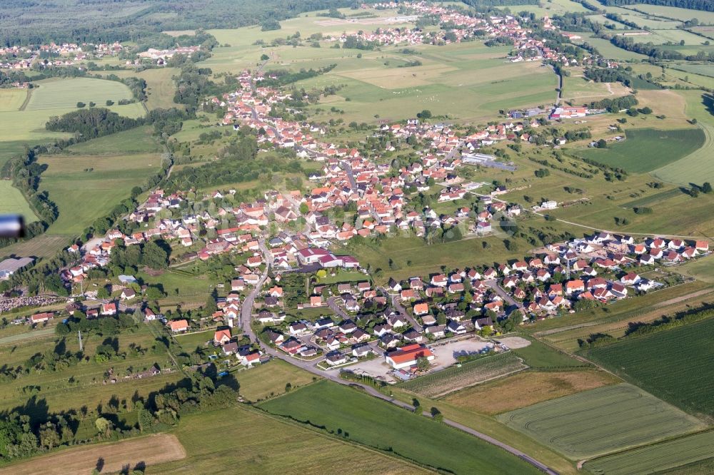 Luftbild Morsbronn-les-Bains - Dorf - Ansicht in Morsbronn-les-Bains in Grand Est, Frankreich