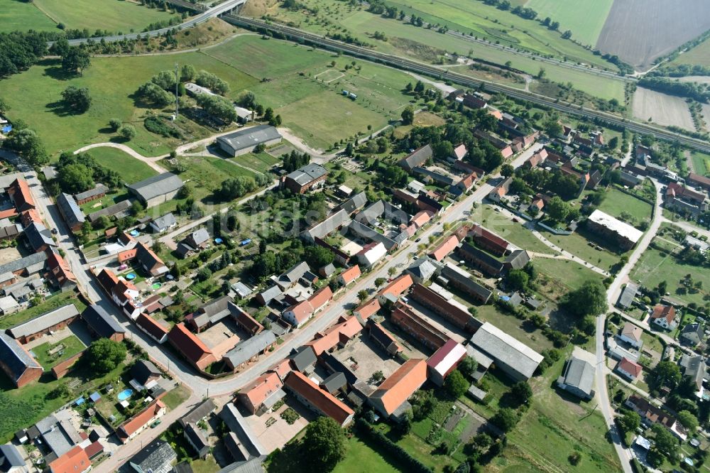 Luftbild Nahrstedt - Dorf - Ansicht von Nahrstedt im Bundesland Sachsen-Anhalt