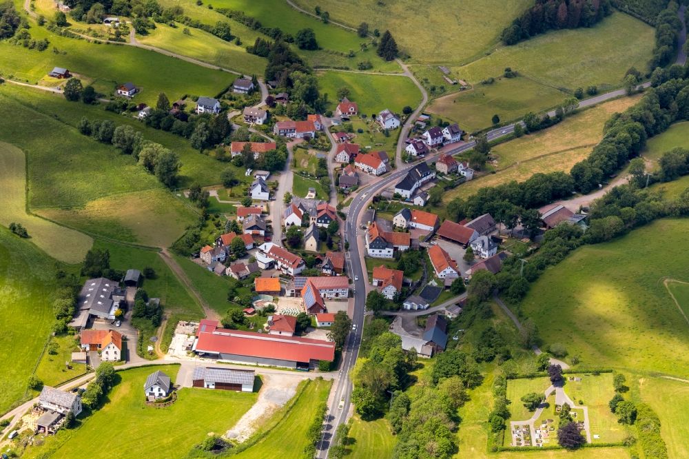 Luftbild Neerdar - Dorf - Ansicht in Neerdar im Bundesland Hessen, Deutschland