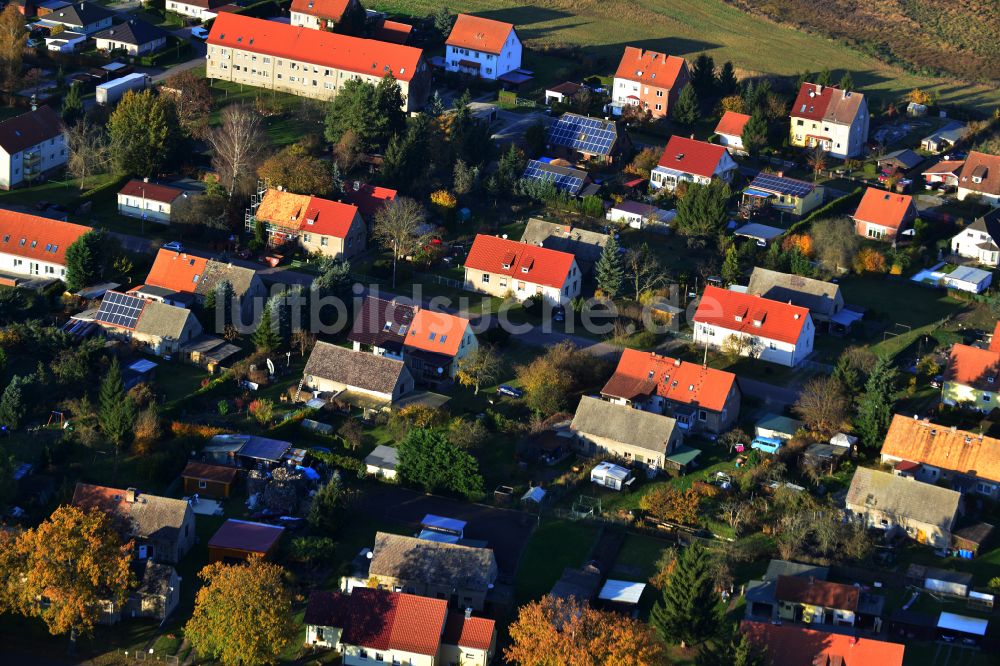 Luftaufnahme Neuholland - Dorf - Ansicht in Neuholland im Bundesland Brandenburg, Deutschland