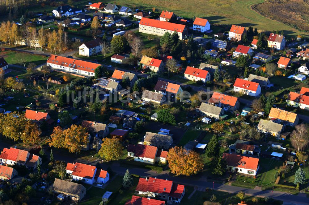 Neuholland von oben - Dorf - Ansicht in Neuholland im Bundesland Brandenburg, Deutschland