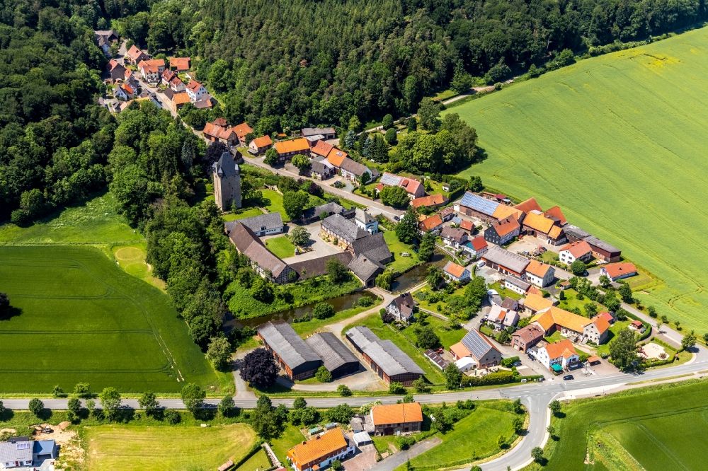 Luftbild Nordenbeck - Dorf - Ansicht in Nordenbeck im Bundesland Hessen, Deutschland