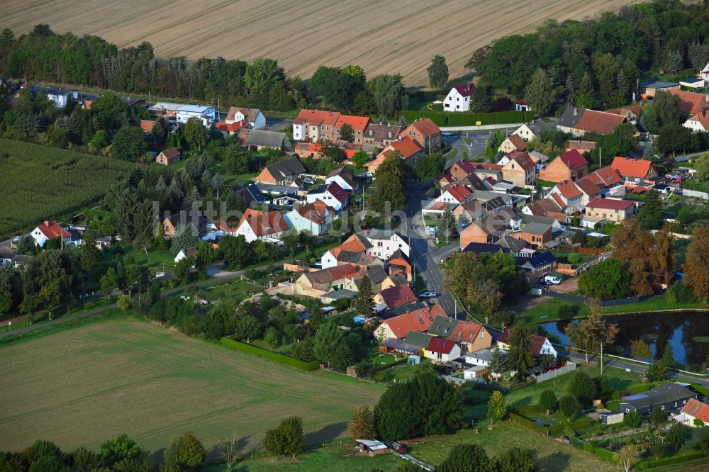 Luftbild Ovelgünne - Dorf - Ansicht in Ovelgünne im Bundesland Sachsen-Anhalt, Deutschland