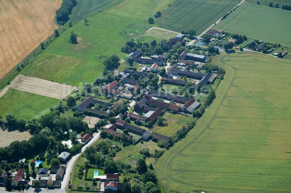 Luftaufnahme Pannigkau - Dorf - Ansicht in Pannigkau im Bundesland Sachsen-Anhalt, Deutschland