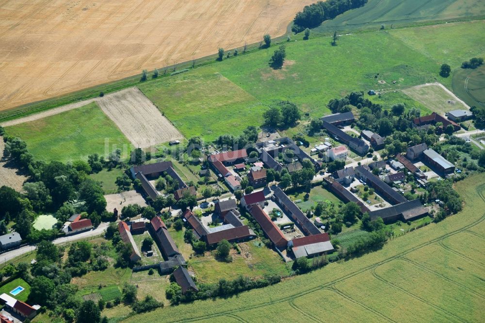 Pannigkau von oben - Dorf - Ansicht in Pannigkau im Bundesland Sachsen-Anhalt, Deutschland
