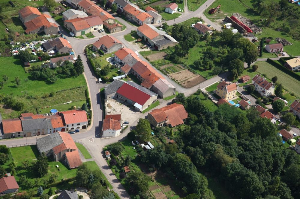 Luftbild Piblange - Dorf - Ansicht in Piblange in Grand Est, Frankreich