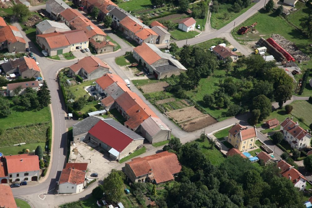 Luftaufnahme Piblange - Dorf - Ansicht in Piblange in Grand Est, Frankreich
