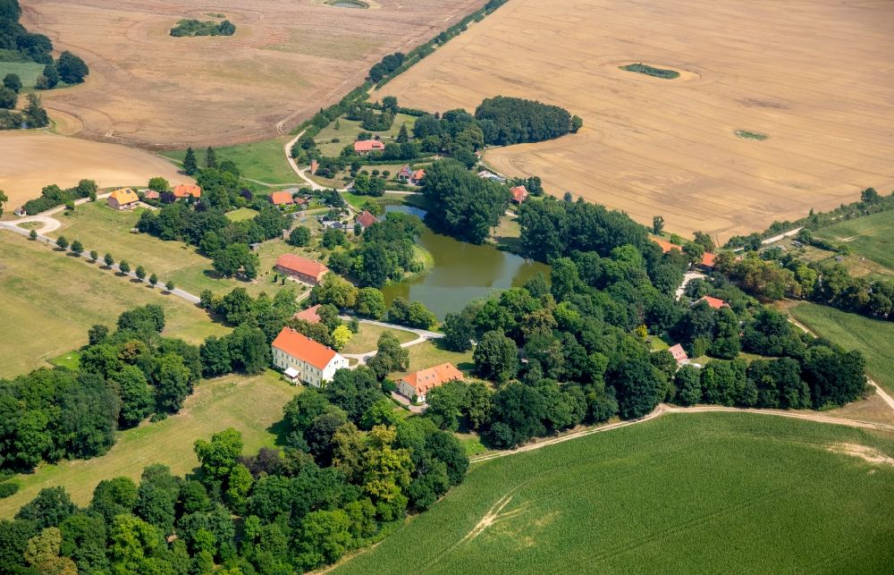Luftbild Pinnow - Dorf - Ansicht von Pinnow im Bundesland Mecklenburg-Vorpommern
