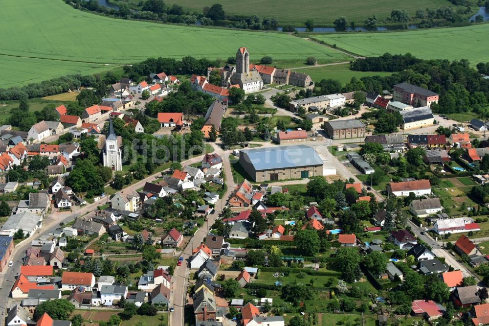 Luftaufnahme Plötzkau - Dorf - Ansicht von Plötzkau im Bundesland Sachsen-Anhalt