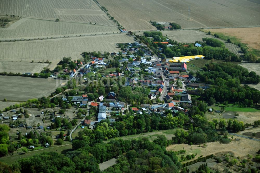 Luftaufnahme Prussendorf - Dorf - Ansicht in Prussendorf im Bundesland Sachsen-Anhalt, Deutschland