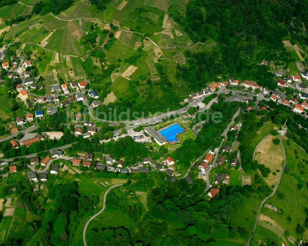 Luftaufnahme Bühlertal - Dorf - Ansicht am Rande Waldgebieten in Bühlertal im Bundesland Baden-Württemberg, Deutschland