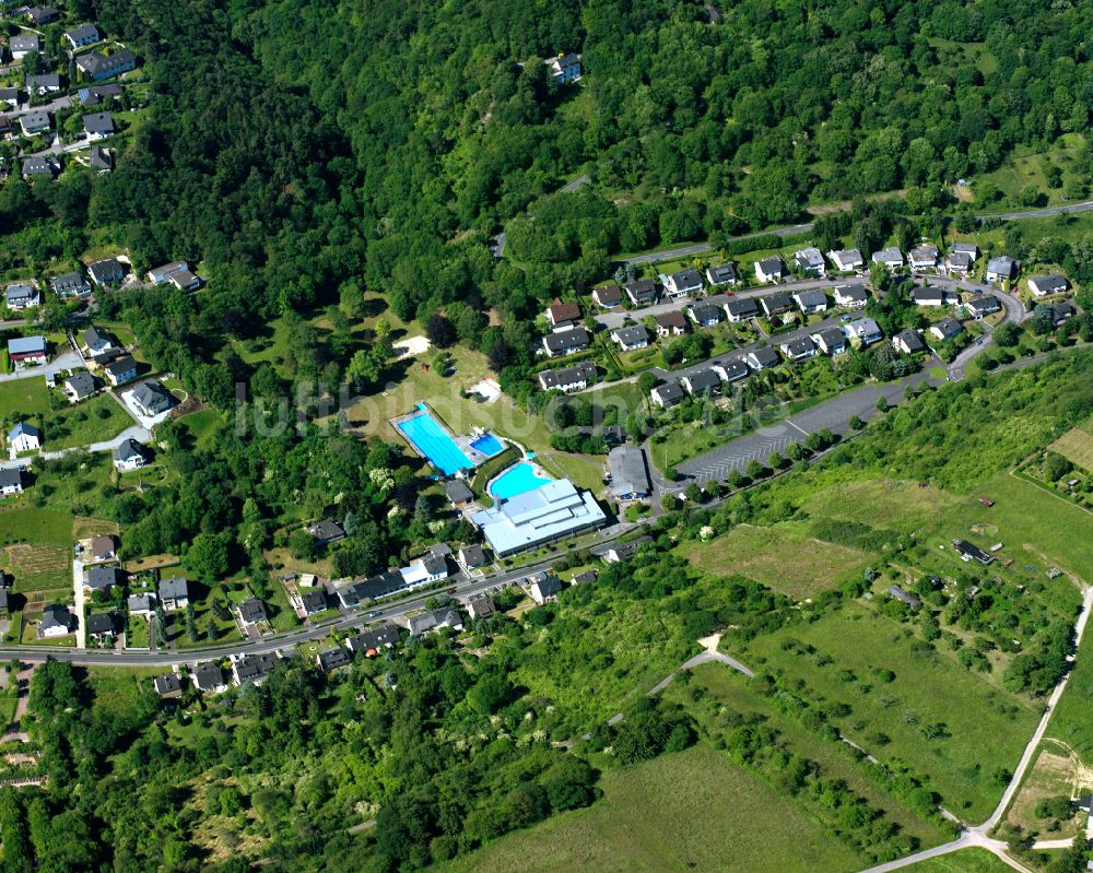 Buchenau von oben - Dorf - Ansicht am Rande von Waldgebieten in Buchenau im Bundesland Rheinland-Pfalz, Deutschland