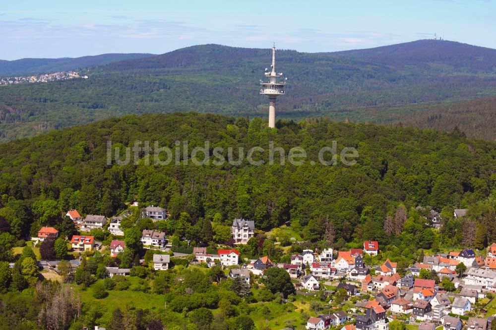Eppenhain von oben - Dorf - Ansicht am Rande Waldgebieten in Eppenhain im Bundesland Hessen, Deutschland