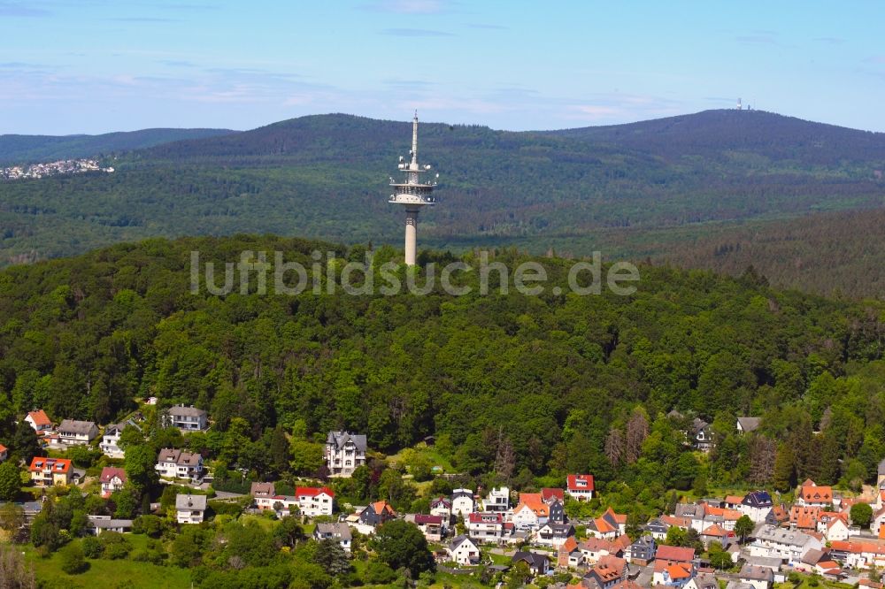 Eppenhain aus der Vogelperspektive: Dorf - Ansicht am Rande Waldgebieten in Eppenhain im Bundesland Hessen, Deutschland