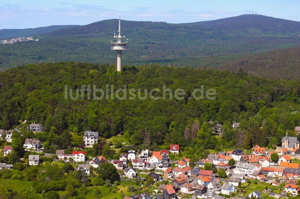 Luftbild Eppenhain - Dorf - Ansicht am Rande Waldgebieten in Eppenhain im Bundesland Hessen, Deutschland