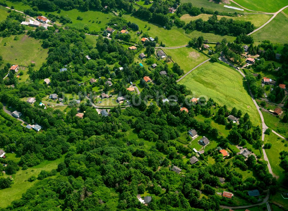 Luftaufnahme Falkenstein - Dorf - Ansicht am Rande von Waldgebieten in Falkenstein im Bundesland Rheinland-Pfalz, Deutschland
