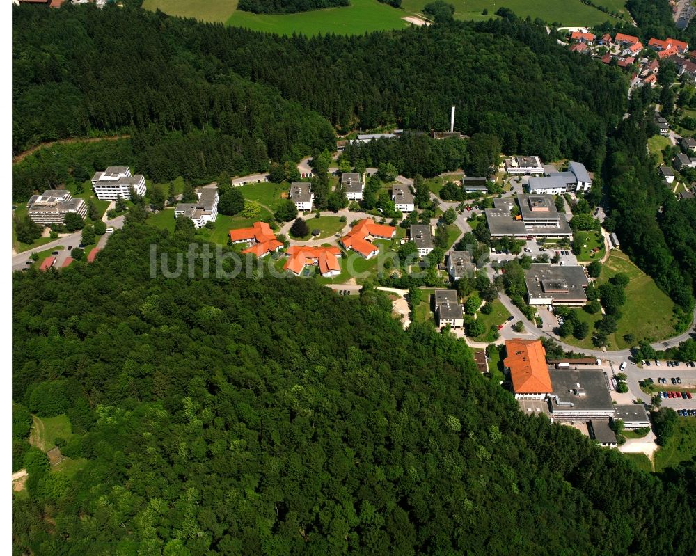 Luftbild Gammertingen - Dorf - Ansicht am Rande Waldgebieten in Gammertingen im Bundesland Baden-Württemberg, Deutschland