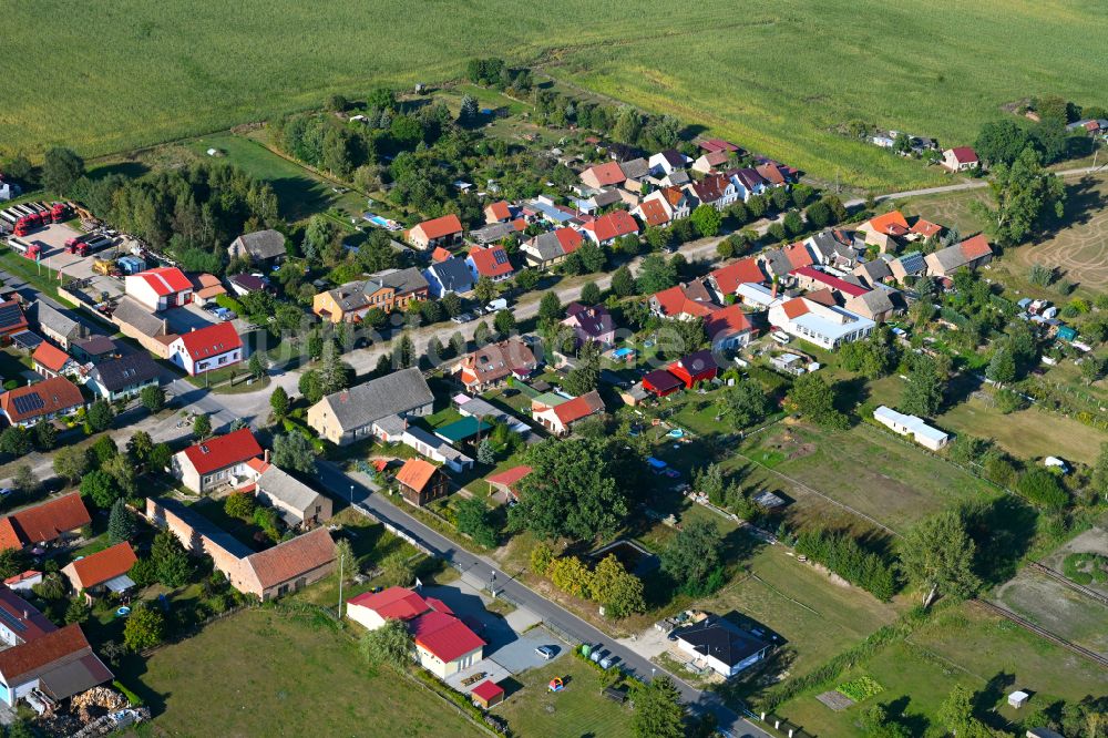 Luftbild Grunewald - Dorf - Ansicht am Rande von Waldgebieten in Grunewald im Bundesland Brandenburg, Deutschland