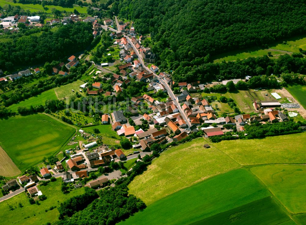 Luftaufnahme Imsweiler - Dorf - Ansicht am Rande von Waldgebieten in Imsweiler im Bundesland Rheinland-Pfalz, Deutschland