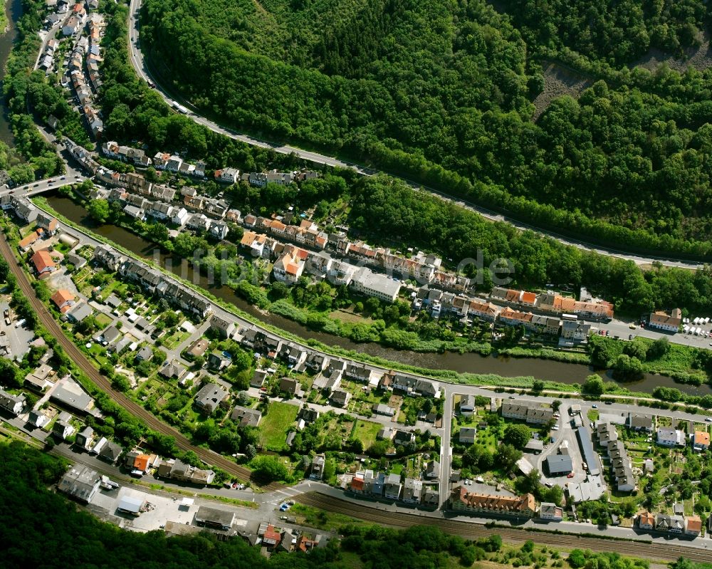 Kirn von oben - Dorf - Ansicht am Rande Waldgebieten in Kirn im Bundesland Rheinland-Pfalz, Deutschland