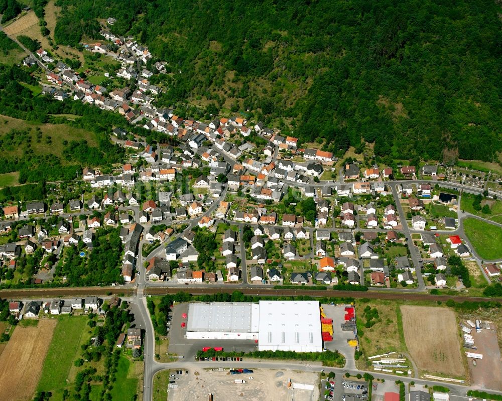 Luftbild Kirnsulzbach - Dorf - Ansicht am Rande Waldgebieten in Kirnsulzbach im Bundesland Rheinland-Pfalz, Deutschland
