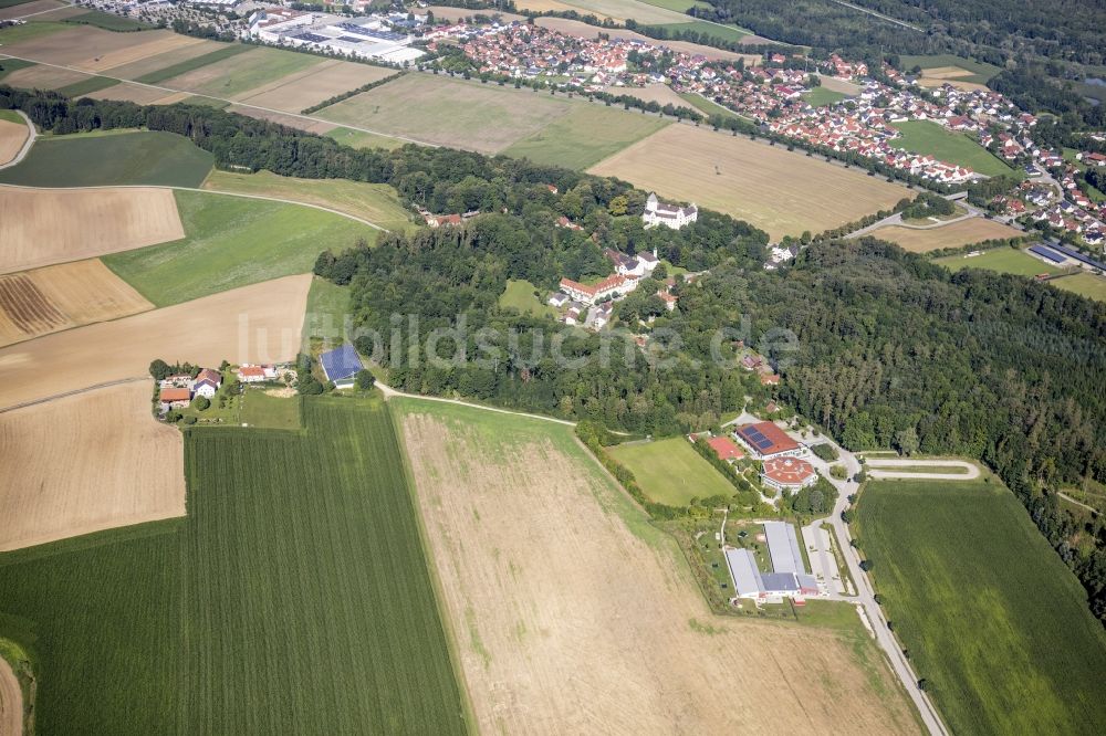 Luftaufnahme Kronwinkl - Dorf - Ansicht am Rande Waldgebieten in Kronwinkl im Bundesland Bayern, Deutschland