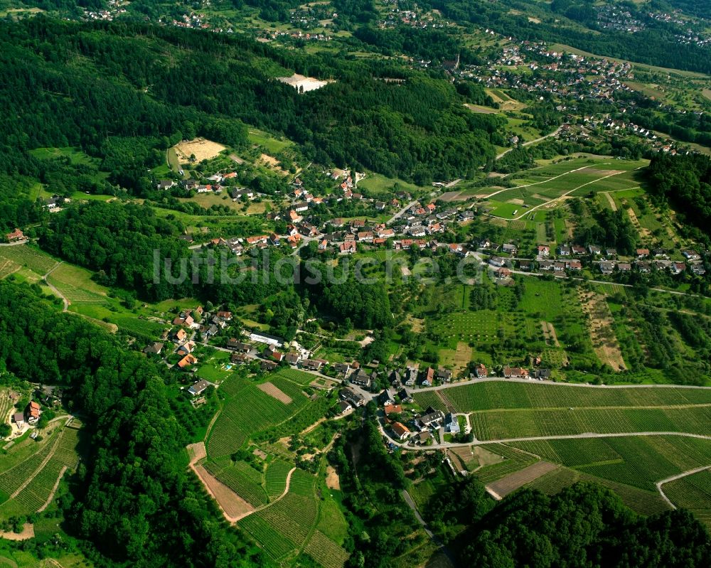 Neusatz von oben - Dorf - Ansicht am Rande Waldgebieten in Neusatz im Bundesland Baden-Württemberg, Deutschland